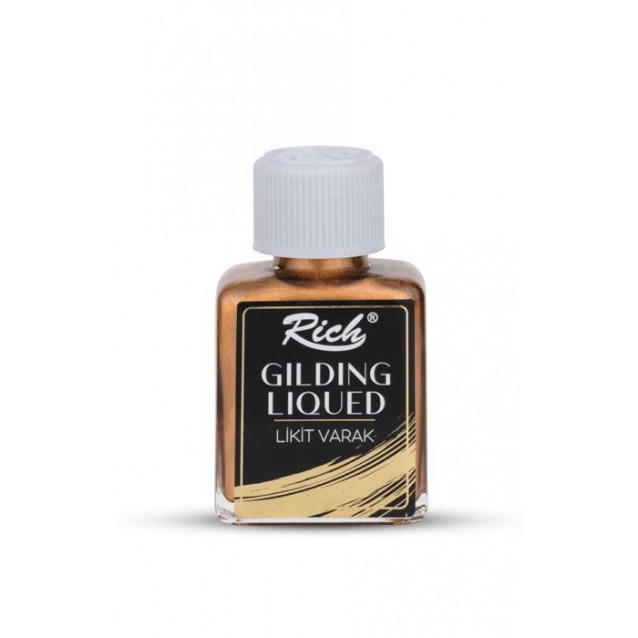 Rich 75ml Μεταλλικό Χρώμα Επιχρύσωσης 9680 Copper