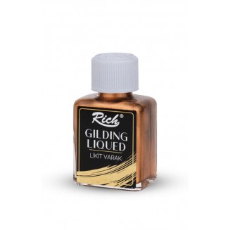 Rich 75ml Μεταλλικό Χρώμα Επιχρύσωσης 9680 Copper