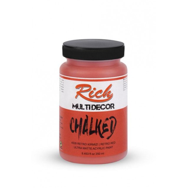 Rich 250ml Χρώμα Κιμωλίας 4528 Retro Red