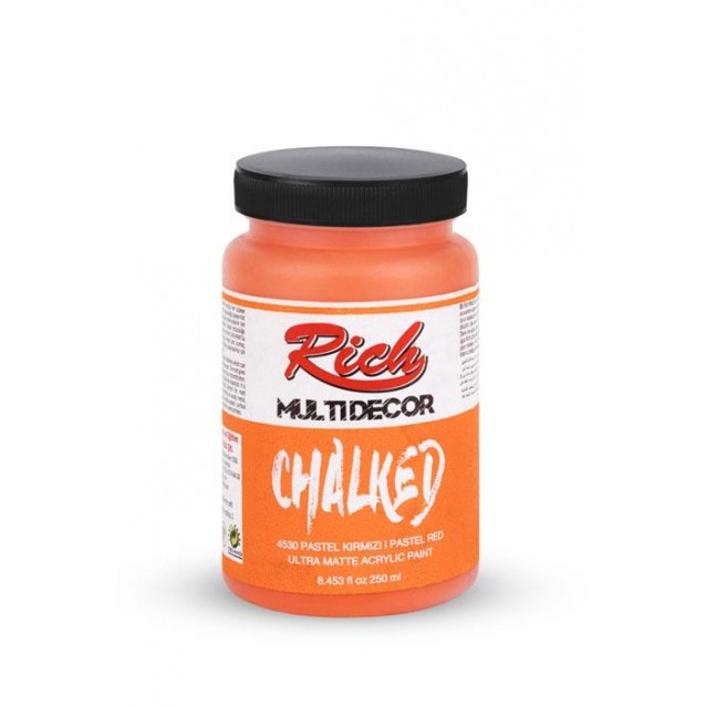 Rich 250ml Χρώμα Κιμωλίας 4530 Pastel Red