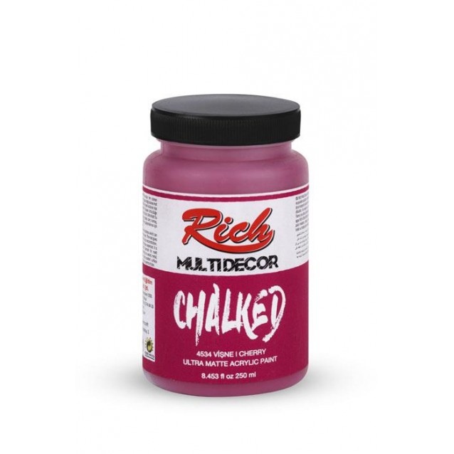 Rich 250ml Χρώμα Κιμωλίας 4534 Sour Cherry