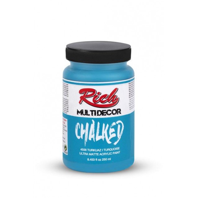 Rich 250ml Χρώμα Κιμωλίας 4558 Turquoise