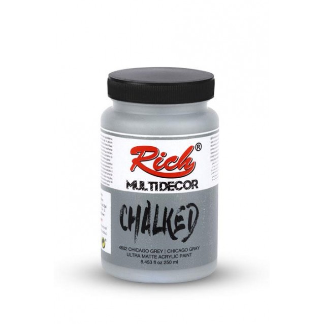 Rich 250ml Χρώμα Κιμωλίας 4602 Chicago Grey