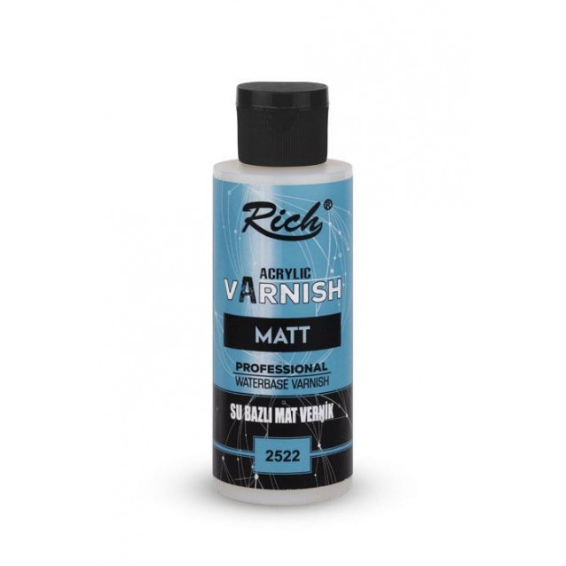 Rich 120ml Ματ Βερνίκι Νερού
