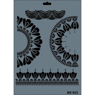 Rich Stencil Dantel 25x35cm 922