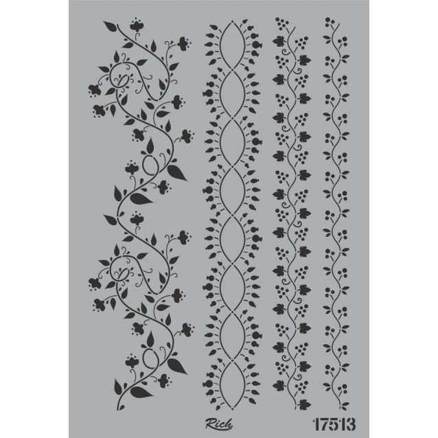 Rich Stencil 33x48cm -17513
