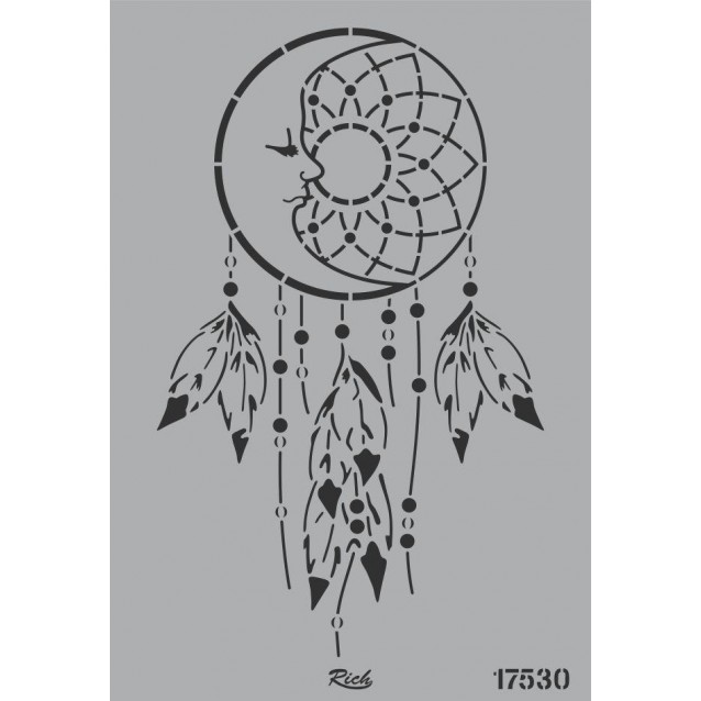 Rich Stencil 33x48cm -17530