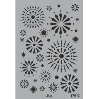 Rich Stencil 33x48cm -17551