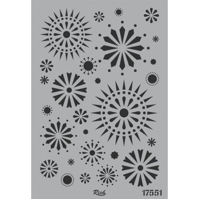 Rich Stencil 33x48cm -17551