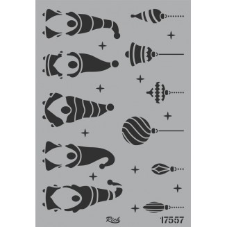 Rich Stencil 33x48cm -17557