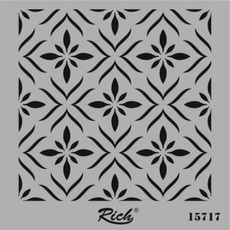 Rich Stencil Τετράγωνο 25x25 cm 15717