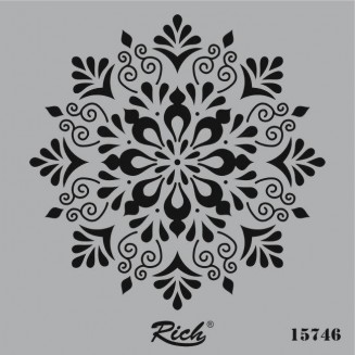 Rich Stencil Τετράγωνο 25x25 cm 15746