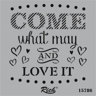 Rich Stencil Τετράγωνο 25x25 cm 15786