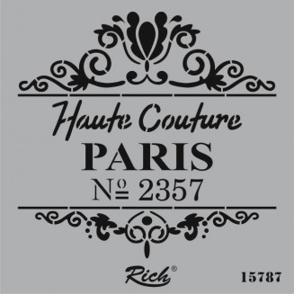 Rich Stencil Τετράγωνο 25x25 cm 15787