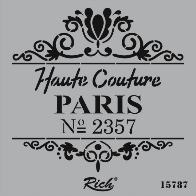 Rich Stencil Τετράγωνο 25x25 cm 15787