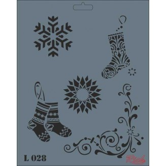 Rich Stencil 20x25cm 028