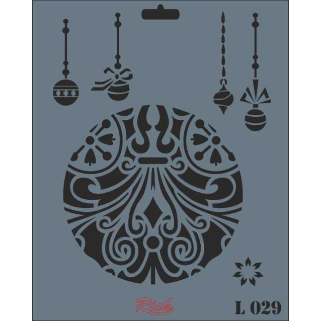Rich Stencil 20x25cm 029