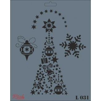 Rich Stencil 20x25cm 031