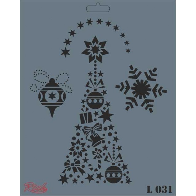 Rich Stencil 20x25cm 031