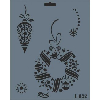 Rich Stencil 20x25cm 032