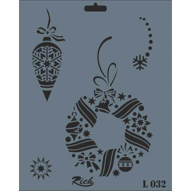 Rich Stencil 20x25cm 032