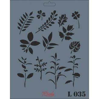 Rich Stencil 20x25cm 035