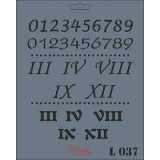 Rich Stencil 20x25cm 037