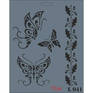 Rich Stencil 20x25cm 041