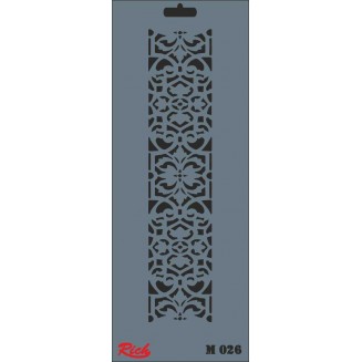 Rich Stencil 11x29cm 026