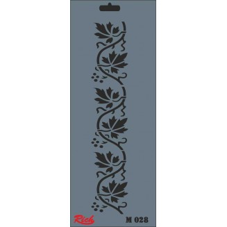 Rich Stencil 11x29cm 028