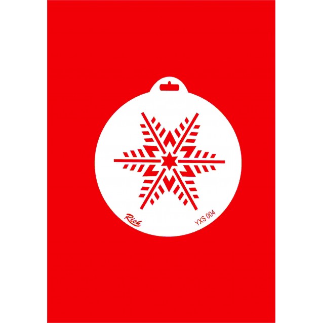 Rich Stencil 14x13cm 004