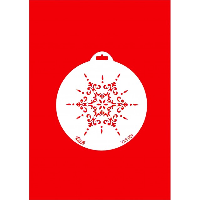 Rich Stencil 14x13cm 009