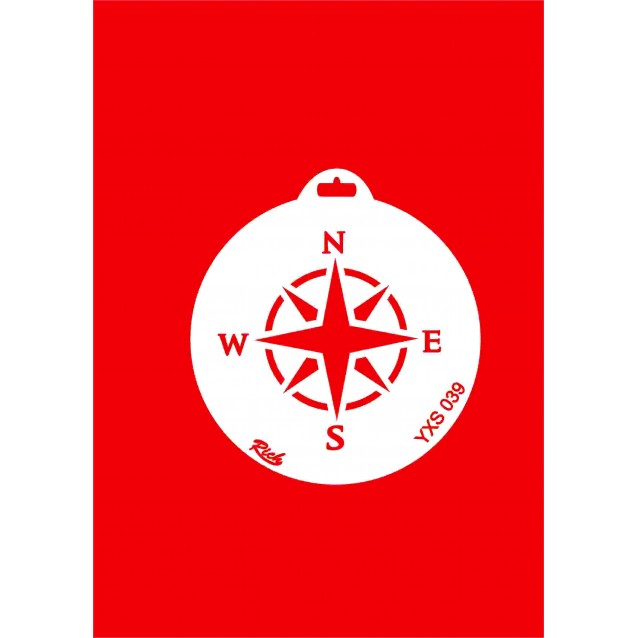 Rich Stencil 14x13cm 039