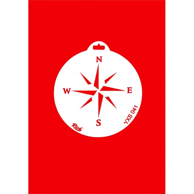 Rich Stencil 14x13cm 041