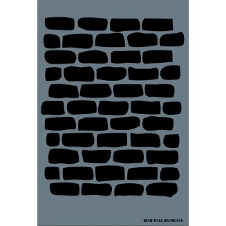 Rich Stencil Τοίχου 50x70cm 010