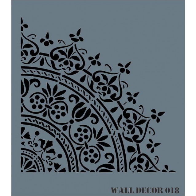 Rich Stencil Τοίχου 50x70cm 018