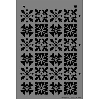 Rich Stencil Τοίχου 50x70cm 038