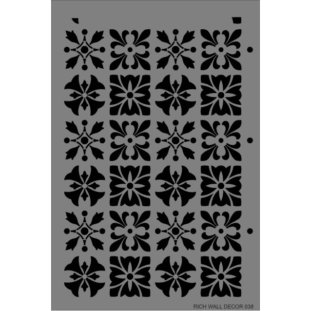 Rich Stencil Τοίχου 50x70cm 038