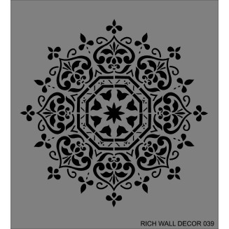 Rich Stencil Τοίχου 50x70cm 039