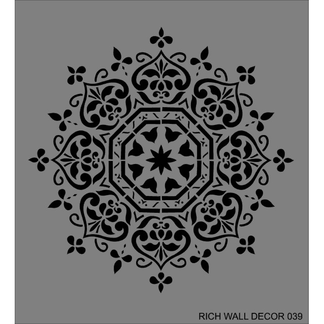 Rich Stencil Τοίχου 50x70cm 039