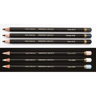 Derwent Μεταλλική Κασετίνα με 6 Μολύβια Artists Black & White