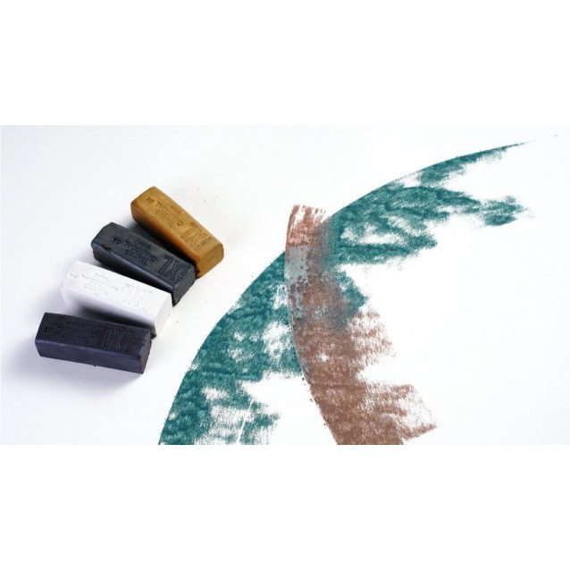 Derwent Μεταλλική Κασετίνα με 6 Ράβδους Κάρβουνου XL Γήινες Αποχρώσεις