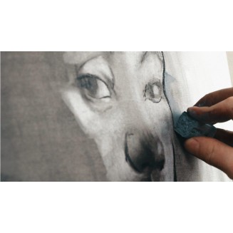 Derwent Μεταλλική Κασετίνα με 6 XL Ράβδους Κάρβουνου Γκρι Αποχρώσεις.