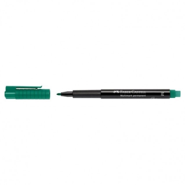 Faber Castell Μαρκαδόρος Ανεξίτηλος Multimark M 1.0mm Πράσινος
