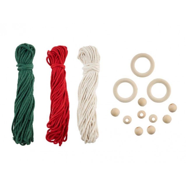 Craft ID Σετ Μακραμέ 3 Χριστουγεννιάτικα Δέντρα