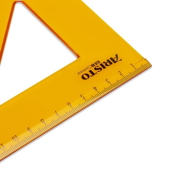 Aristo Τρίγωνο 45 Μοιρών / 25cm με Πατούρα