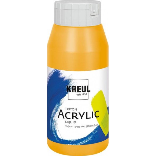 Kreul 750ml Triton Acrylic Liquid Dark Oxide Brown
