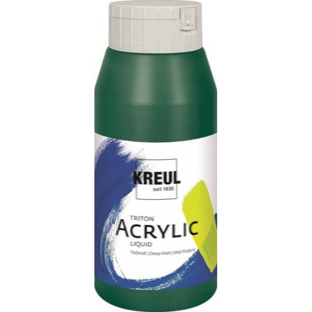 Kreul 750ml Triton Acrylic Liquid Phthalo Green