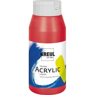 Kreul 750ml Triton Acrylic Liquid Cherry Red