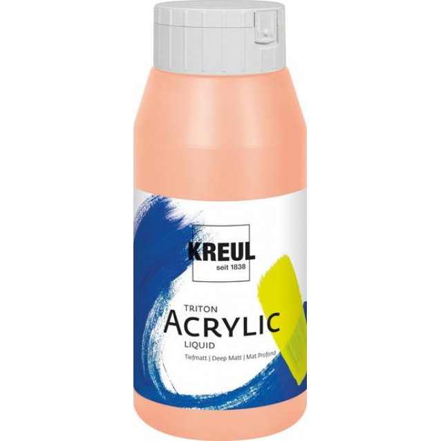 Kreul 750ml Triton Acrylic Liquid Peach Pink